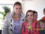 Emilka z Camila Giorgi Na Polskim Szlemie 2016